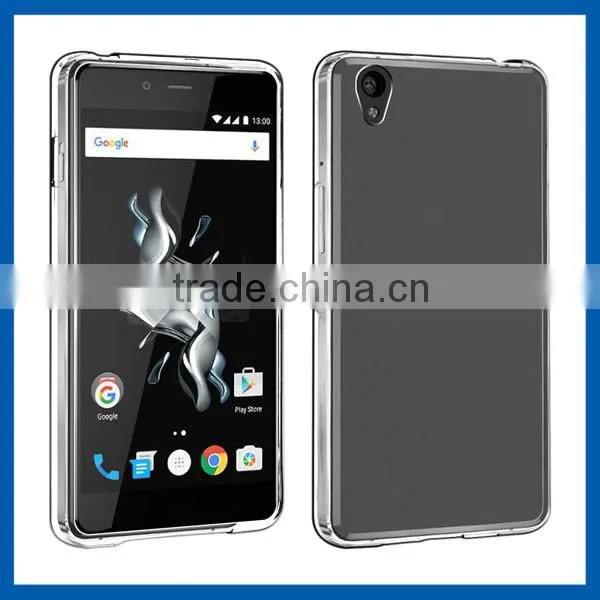 C&T Purple Slim Crystal Clear TPU Soft Case Shell for OnePlus X