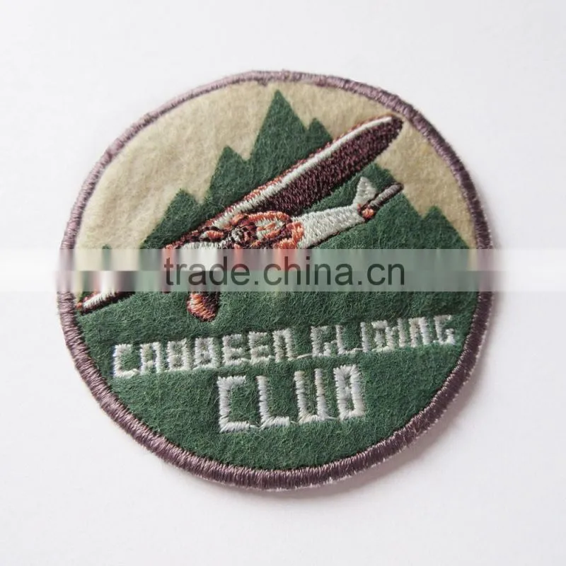 Custom Fabric Embroidery Name Felt Pathces for Uniform