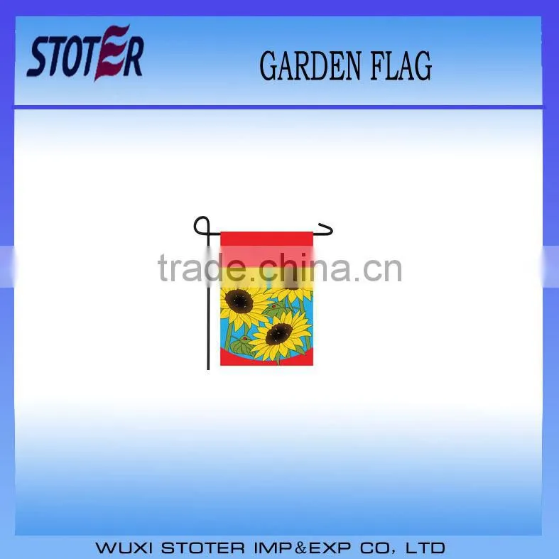 2014 Hot sales high quality garden flag and banners