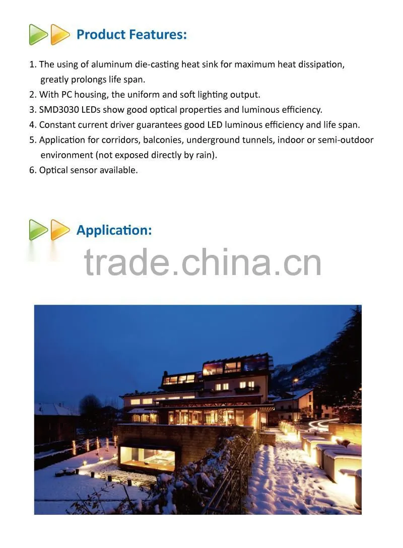 Outdoor UL LED Sensor Wall Pack 30W