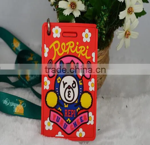 Plastic Soft PVC Luggage Tag ID Card Cover