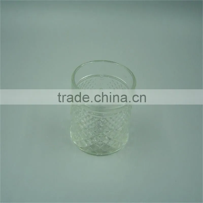 228ml Clear Glass Quilted Crystal Cups/ Tea Cups/ Beer Cups in the Pub