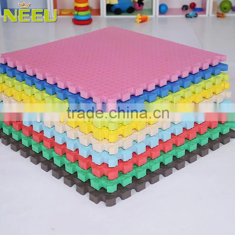 EVA gymnastic exercise using mats