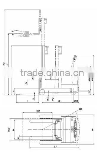 Full Electric Reach Stacker