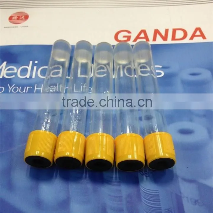 8ml vacuum glass prp tube with gel