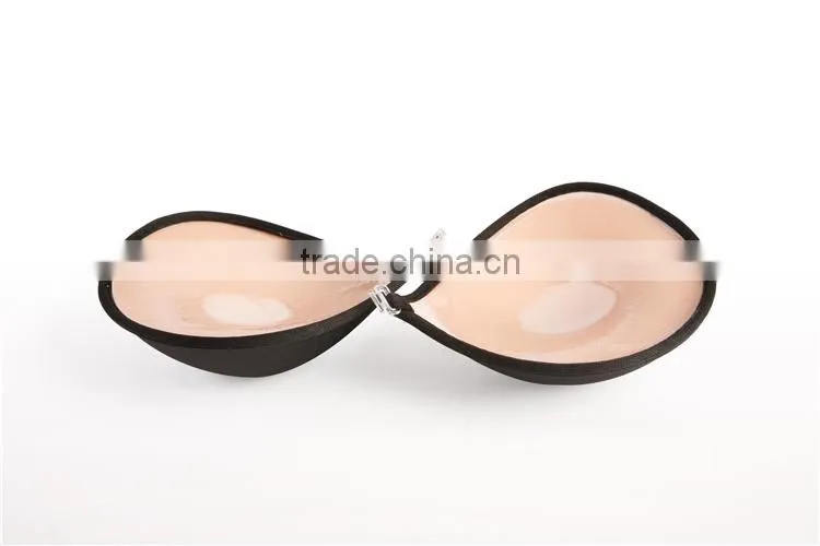 Hot sale breast enhancer push ups cloth silicone bra