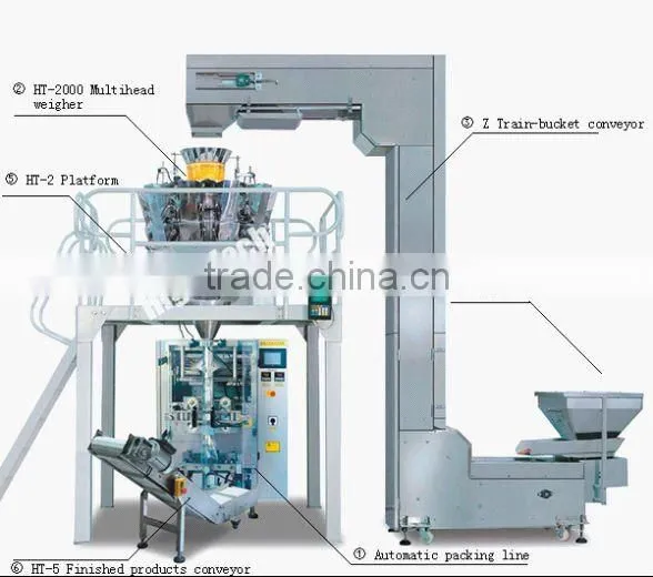 Frozen Chicken Pouch Packaging Machine with Weigher