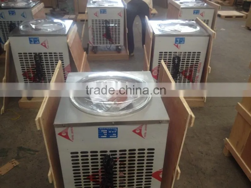 roll fry ice cream machine ice cream fried machine flat pan fried ice cream machine