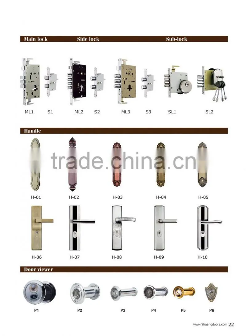 used metal exterior steel security door apartment exterior door