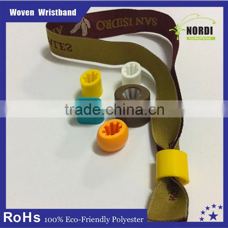 Cheap confidence polyester charity wristbands