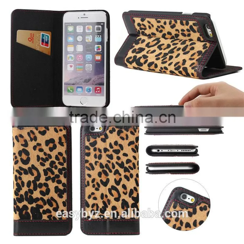 Latest fashion for iphone 6 flip case, for iphone 6 case, for iphone 6 real leather case
