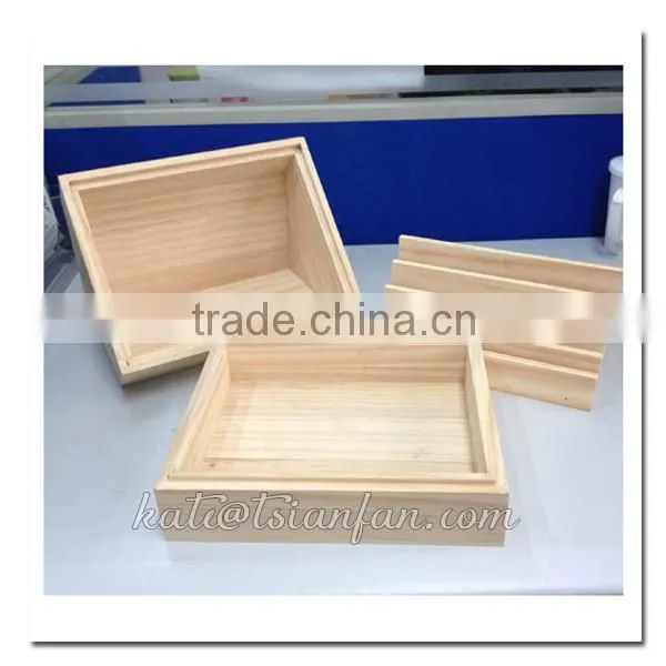 PB030---Wooden quartz stone display box