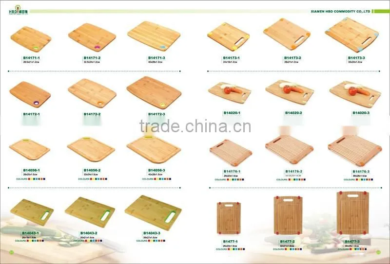 cute apple shape bamboo wooden cutting board