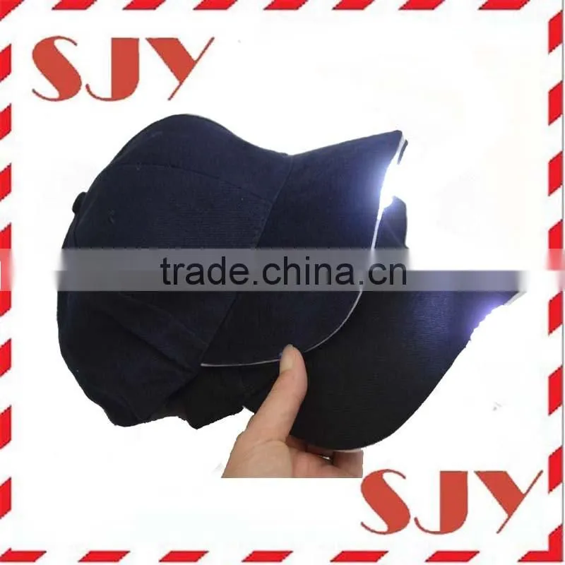 Hot Sale Dark See Different Led Flashing Baseball Caps With Built-in Led Light