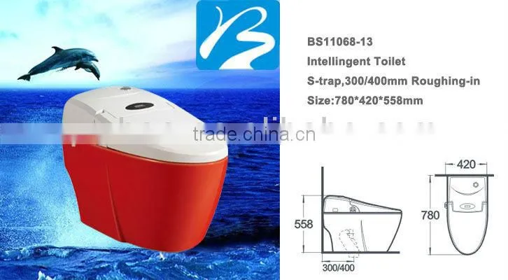 Ceramic Water-Saving 1 PC WC Toilet Products
