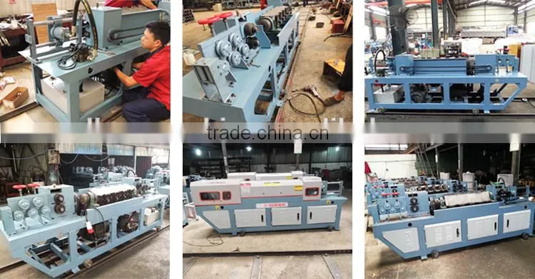 Easy operate wire rod straightening and cutting machine