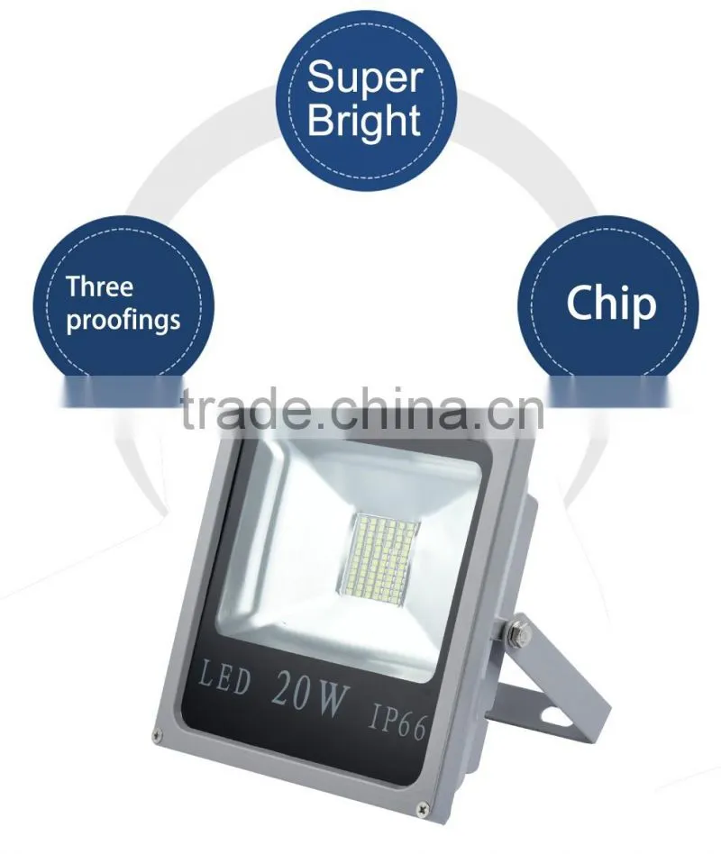 85-265V Cool white IP65 waterproof 20w led outdoor lamps