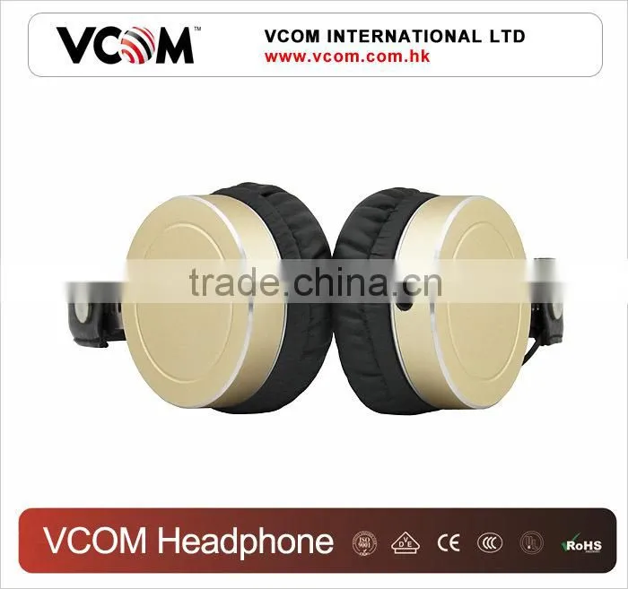 VCOM Metal Shell Bast Bess Headphone for Music with Factory Price