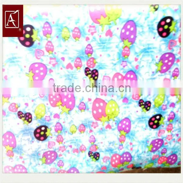 100% polyester pvc coated printed bag fabric