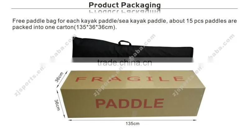 Adjustable carbon fiber Flat blade paddle