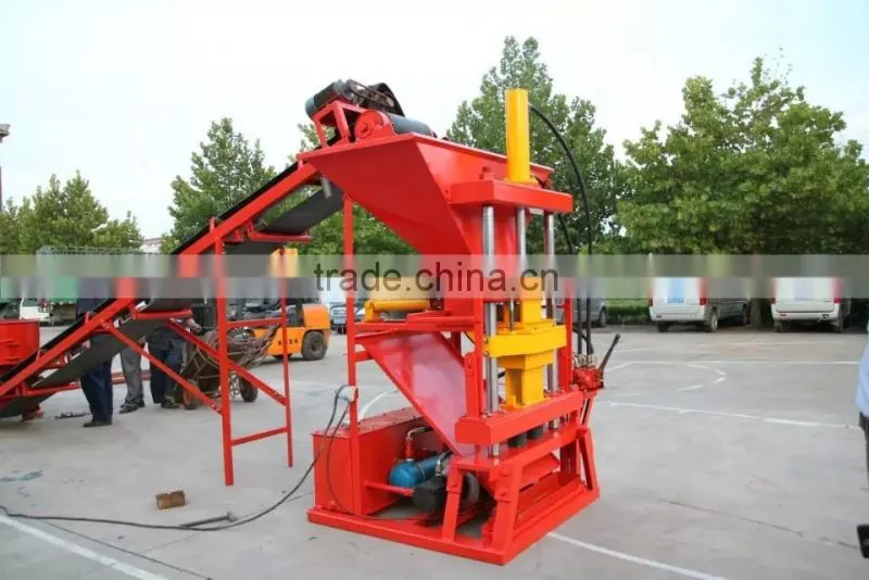 hand press soil brick making machine clay interlocking pavers production price for sale