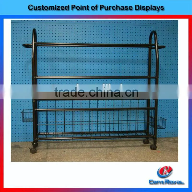 New arrival metal supermarket gondola shelf