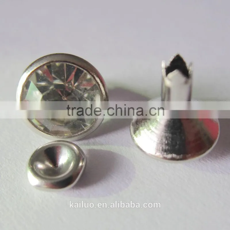 silver color crystal stone rivet for lady jeans/hand bag/hat