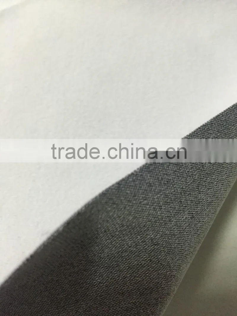 polyester textile black out exhibition dispaly fabric for heat transfer print