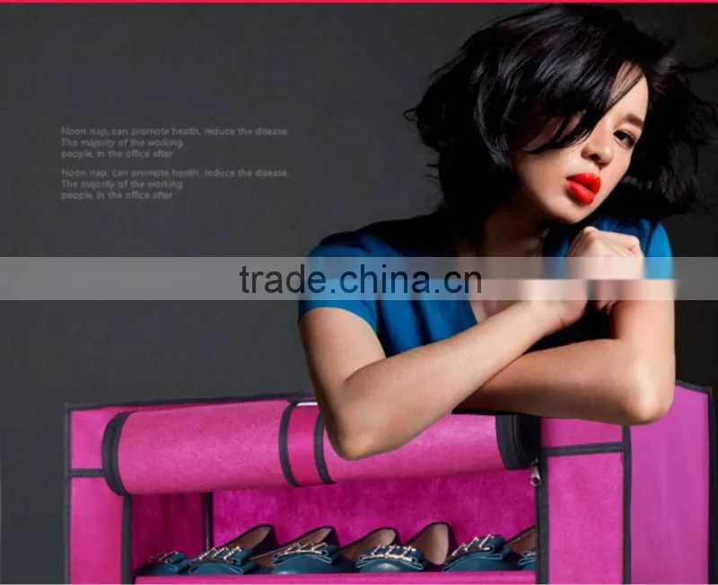 Hot selling covered container shoe rack with canvas FH-F0207