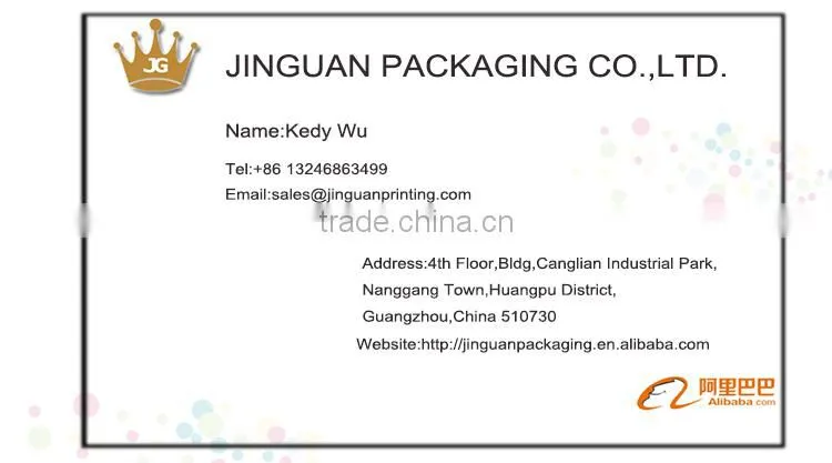 Custom printied plastic packaging
