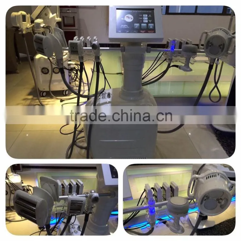 Vaccum Roller Cavitation RF and Laser Multi-Function Beauty Salon Equipment 2016