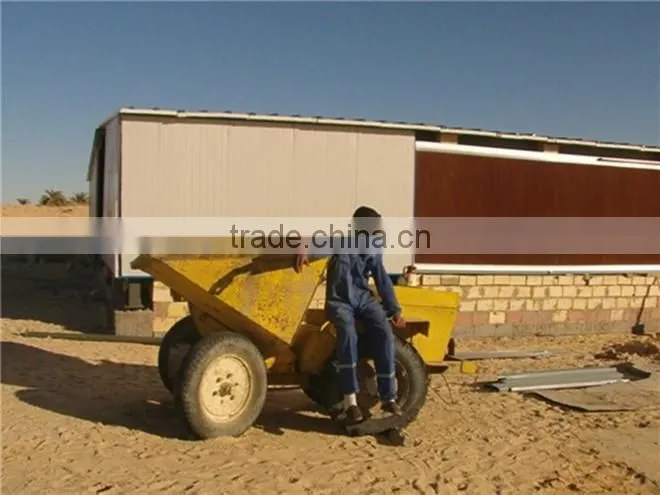 commercial steel structure poultry house/chicken farm/broiler shed