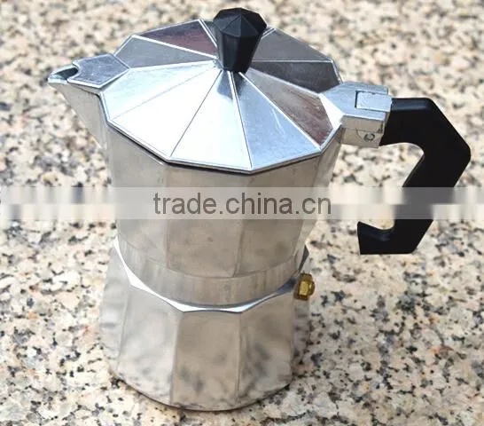 Aluminum stainless steel espresso coffee pot
