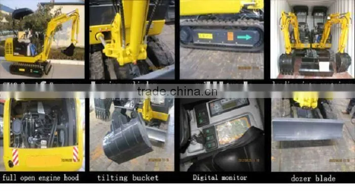 CE certificate mini excavator