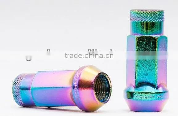 Wheel nuts D1 Spec M12 x 1,25 52 mm , aluminium, golden, open top, 20 pcs