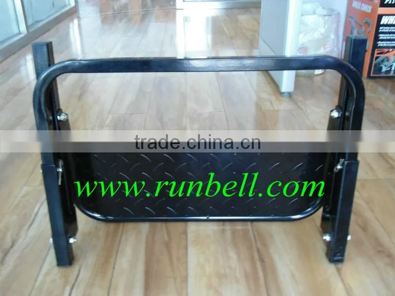 Portable tire step for pick-and-place