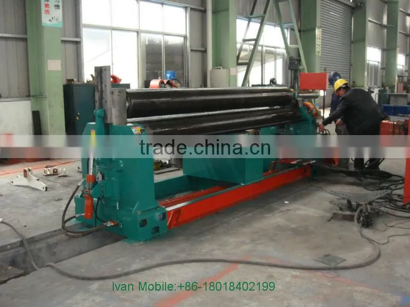 China suppliers W11-12*2500 mechanical asymmetrical rolling machine ,roller bending machine