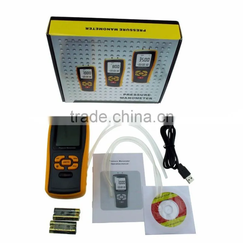 Digital USB Pressure Manometer Differential Pressure Gauge