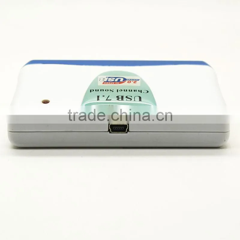 USB 7 1 channel audio input sound cards usb