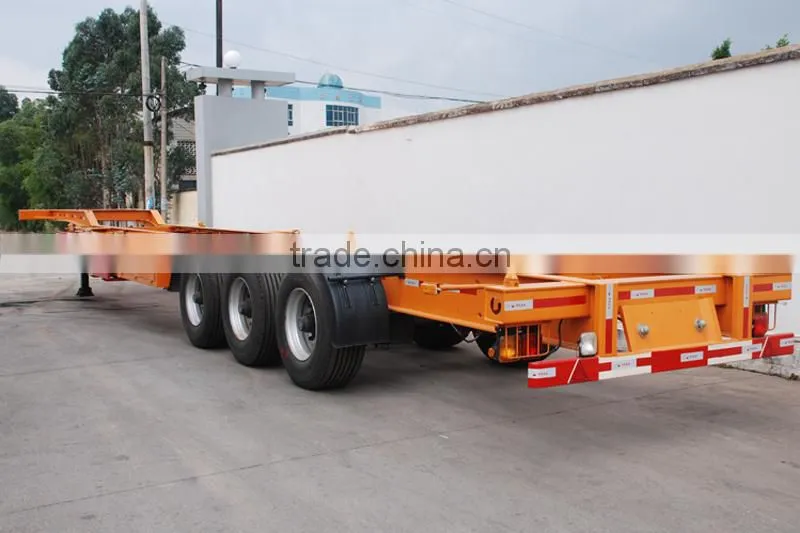 hot sale cheap skeleton semi trailer