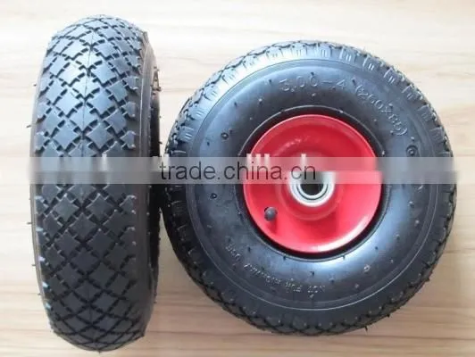 260mm pneumatic rubber wheel