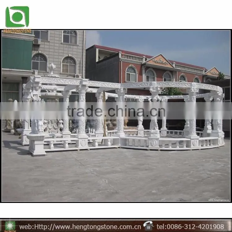 Wholesale wedding gazebos for sale/white marble gazebos for sale