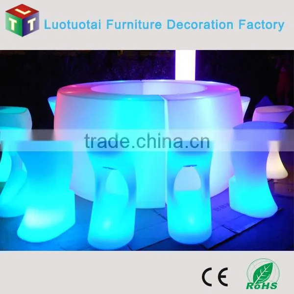 Hot Sale Rechargeable Color Changing LED Bar Chair