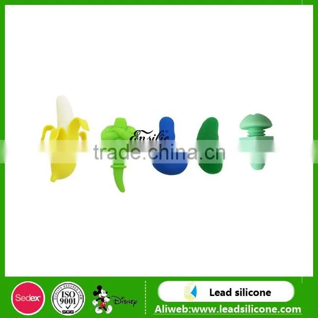 2017 Hot Selling Factory Wholesale Silicone Wine Bottle Stopper
