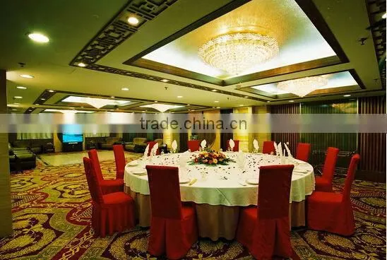 Round folding banquet table