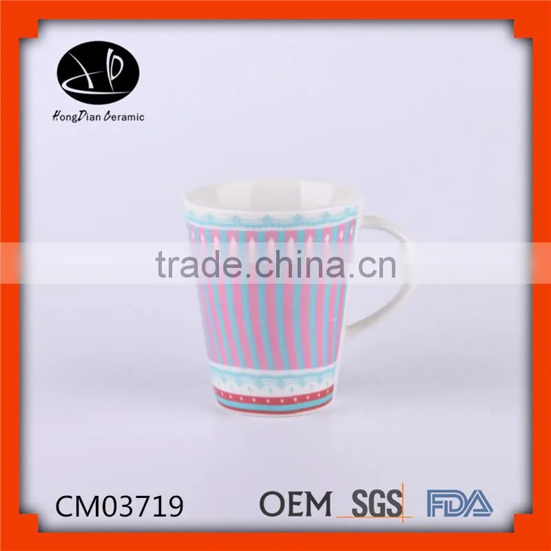 Factory direct low price good quality ceramic wholesale nescafe red heart shaped coffee cups