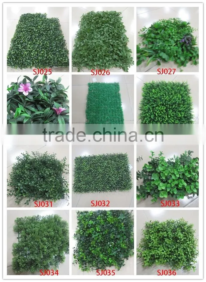 grass turf /plastic grass mat / for hedge / wall