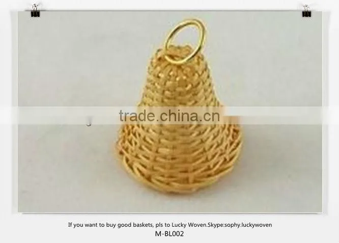 2012 Christmas wicker jingle bell craft