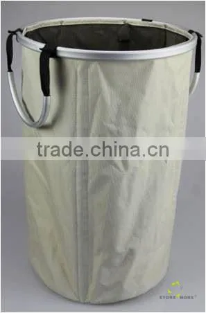 Portable Round Wholesale Laundry Baskets,Two Iron Handles