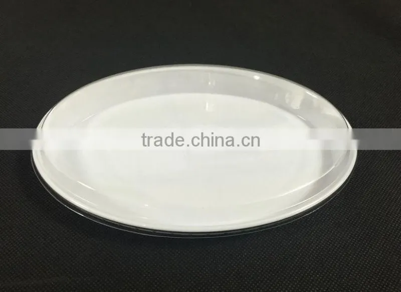 Plastic Dome Lid for Plate, Large Clear Dome Lid, Disposable Dome Lid